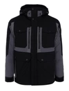 COLMAR ORIGINALS MULTIPOCKETED DOWN JACKET IN BLACK