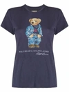 Polo Ralph Lauren Polo Bear Crewneck Tee In Blue