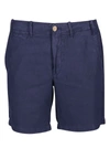 Polo Ralph Lauren 8.5-inch Classic Fit Cotton-linen Short In Blue