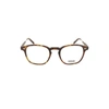 MOSCOT MOSCOT WOMEN'S BROWN METAL GLASSES,GENUGSPOTTORTGOLD 50