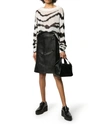Stella Mccartney Leather Skirt In Black