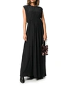 ERIKA CAVALLINI ASYMMETRIC GATHERED WAIST GOWN