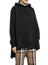 Burberry Black Aurore Vintage Check Hoodie In Black