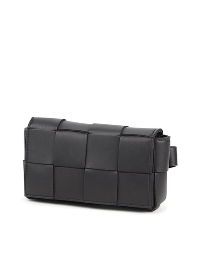 Bottega Veneta Women's The Cassette Leather Belt Bag In Black