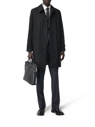 Burberry Car Coat In Black