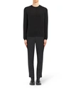 Prada Crew Neck Jumper In Black