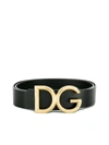 Dolce & Gabbana Dolce And Gabbana Black Vintage Belt