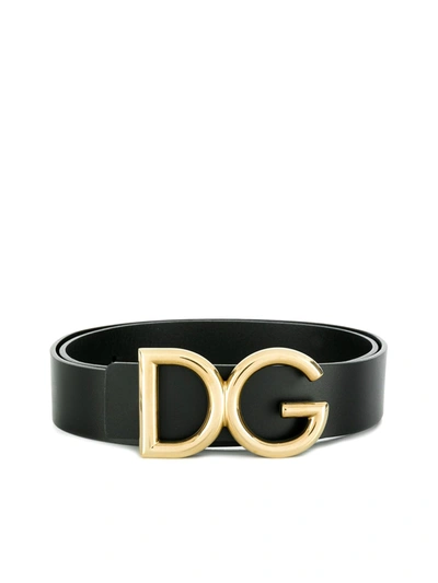 Dolce & Gabbana Dolce And Gabbana Black Vintage Belt