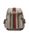 Gucci Ophidia Medium Gg Supreme Canvas Backpack In Multicolour