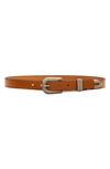 RAG & BONE VENTURA LEATHER BELT,WJW20H1005LS05