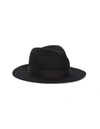 YOHJI YAMAMOTO BLACK WOOL HAT,FR-H02-161-3