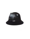 YOHJI YAMAMOTO BLACK HAT WITH PAINT MARKS,FR-H18-867-1