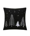 Levtex Northern Star Tree Decorative Pillow, 18" X 18" In Black