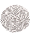 Chilewich Pressed Dahlia Placemat In Gunmetal