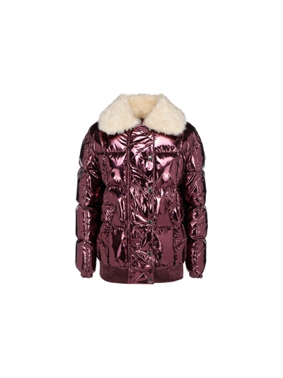 Moncler Down Jacket In Pink