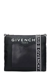 GIVENCHY LIGHT 3 SHOULDER BAG IN BLACK POLYAMIDE,11594376