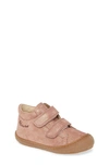 Naturino Cocoon Sneaker In Rosa Antico Glitter Suede