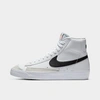 Nike Big Kids' Blazer Mid '77 Casual Shoes In White/team Orange/black