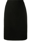 Boutique Moschino Skirt Moschino Boutique Cady Pencil Skirt In Black