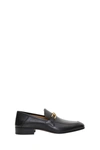 GUCCI LEATHER LOAFER WITH INTERLOCKING G