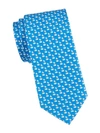 FERRAGAMO PRINTED SILK TIE,0400012590022