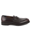 FERRAGAMO BLOW LEATHER PENNY LOAFERS,0400012749479