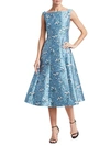 ERDEM KINSEY FLORAL FIT-&-FLARE DRESS,0400012491420