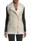 BURBERRY BRENDALE LAMB SHEARLING VEST,0400012750759