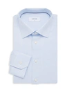 Eton Slim-fit Checker Dress Shirt In Blue