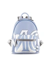 MCM MINI LOGO LEATHER BACKPACK,0400012765084