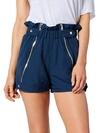 RTA LOUIE PAPERBAG TRACK SHORTS,0400012630973