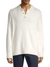 VINCE TEXTURED WOOL & CASHMERE POLO,0400099755207