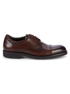 CANALI CAP TOE LEATHER DERBYS,0400011568337