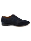 BURBERRY KIRBY SUEDE OXFORD DRESS SHOES,0400012815082