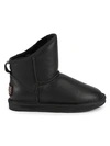 AUSTRALIA LUXE COLLECTIVE COSY SHEARLING & LEATHER ANKLE BOOTS,0400099310953