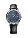 RAYMOND WEIL MAESTRO STAINLESS STEEL & CROC-EMBOSSED LEATHER-STRAP WATCH,0400012240175