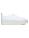 VINCE WALLACE LEATHER PLATFORM SKATE trainers,0400094849293
