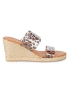 Andre Assous Anfisa Leopard-print Wedge Espadrilles