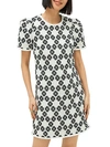 KATE SPADE DAISY-PRINT TWEED SHIFT DRESS,0400012739311