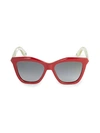 GIVENCHY 53MM ACETATE CAT EYE SUNGLASSES,0400010872633