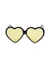 GUCCI NOVELTY 62MM HEART SUNGLASSES,0400012696699