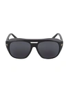 TOM FORD 59MM INJECTED SHIELD SUNGLASSES,0400012796004