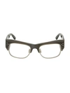 LINDA FARROW 51MM RECTANGLE OPTICAL GLASSES,0400012767572