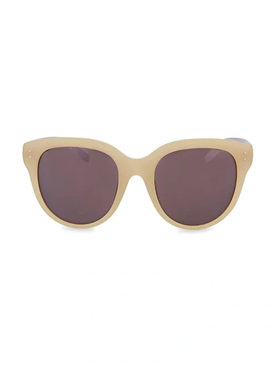 Linda Farrow 56mm Cat Eye Sunglasses