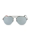 GUCCI 56MM AVIATOR SUNGLASSES,0400012773632