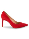 Charles David Denise Suede Point Toe Pumps