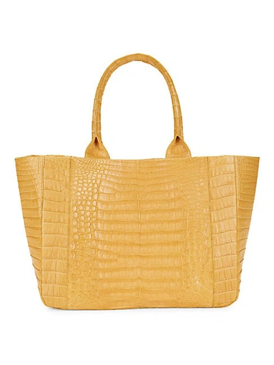 Nancy Gonzalez Soft Crocodile Leather Tote