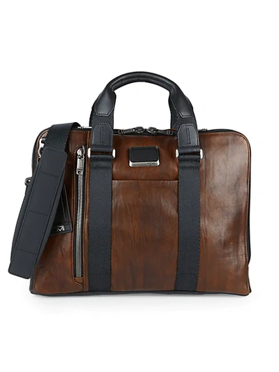 Tumi Aviano Slim Leather Brief Bag