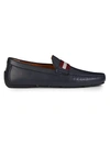 BALLY WALTEC LEATHER DRIVING LOAFERS,0400012370615