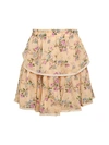 ALLISON NEW YORK FLORAL TIERED SKIRT,0400012697460